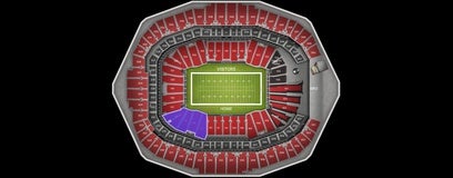 Seat view from Lower Sideline