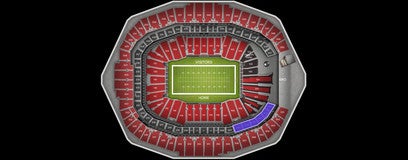 Seat view from Mezzanine Corner