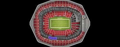 Seat view from Mezzanine Sideline