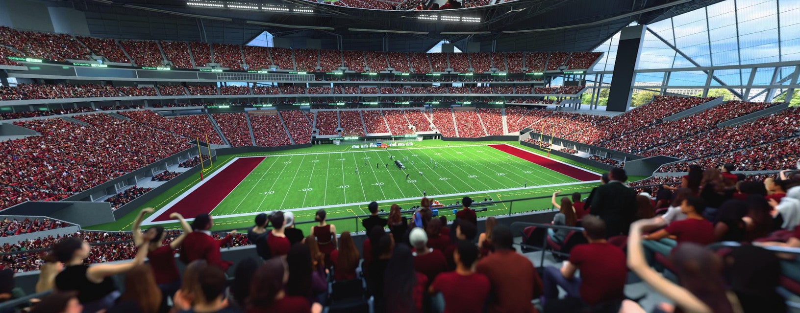 Seat view from Mezzanine