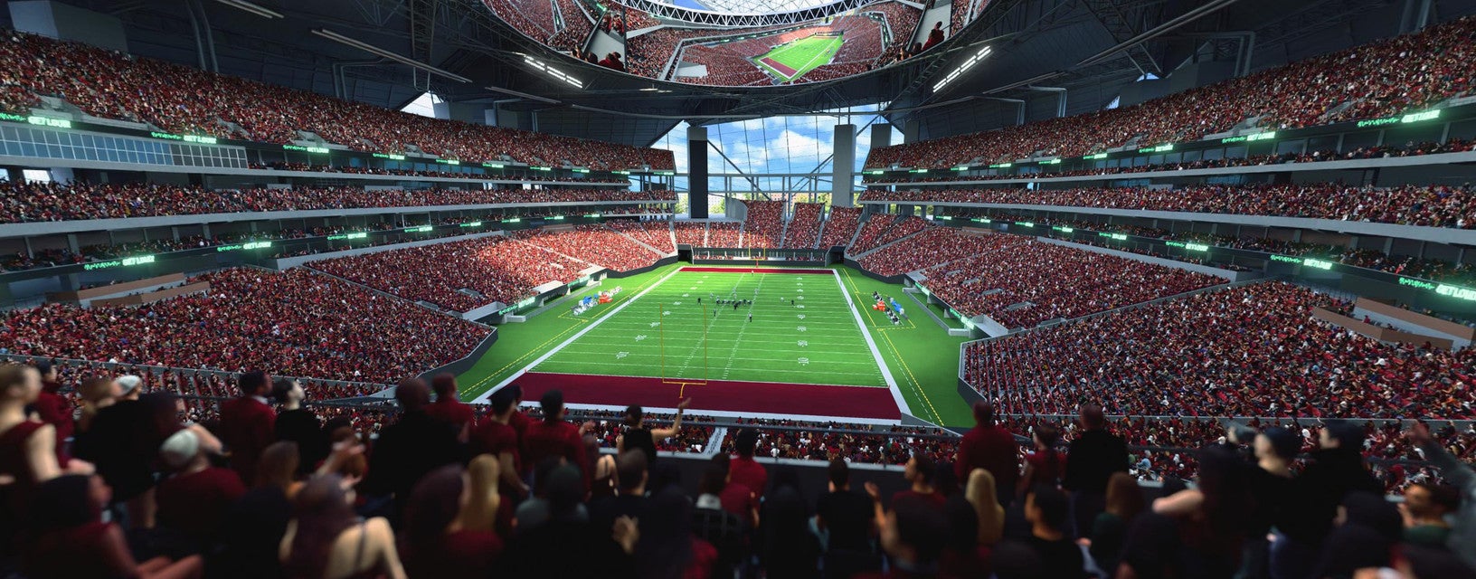 Seat view from Mezzanine