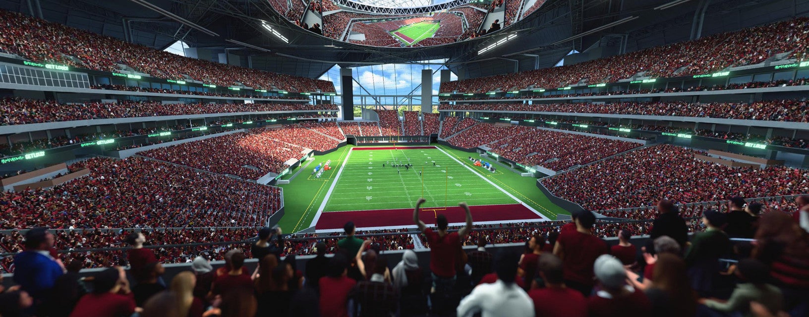 Seat view from Mezzanine