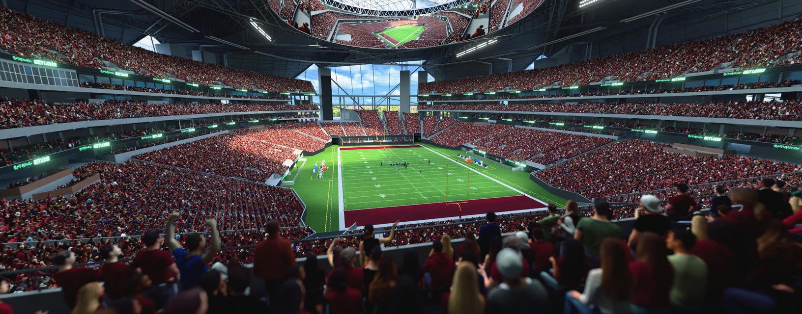 Seat view from Mezzanine