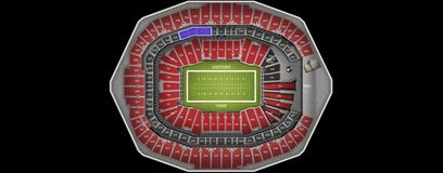 Seat view from Mezzanine Sideline