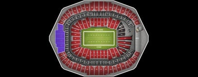 Seat view from Upper Endzone