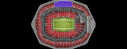 Seat view from Upper Midfield