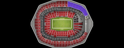 Seat view from Upper Corner