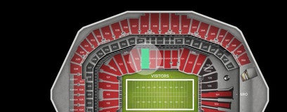 Seat view from Club