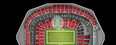 Seat view from Club