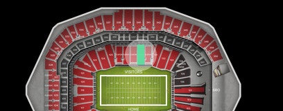 Seat view from Club