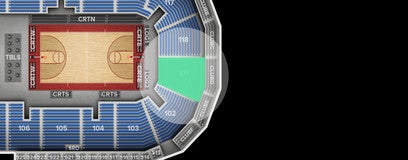 Seat view from 100 Level