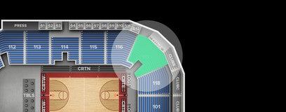 Seat view from 100 Level