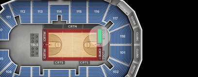 Seat view from Courtside