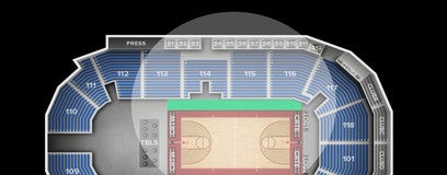 Seat view from Courtside
