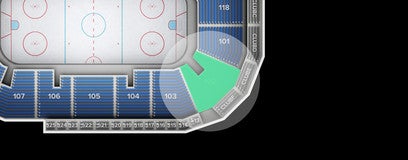 Seat view from 100 Level