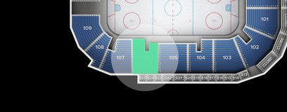 Seat view from 100 Level