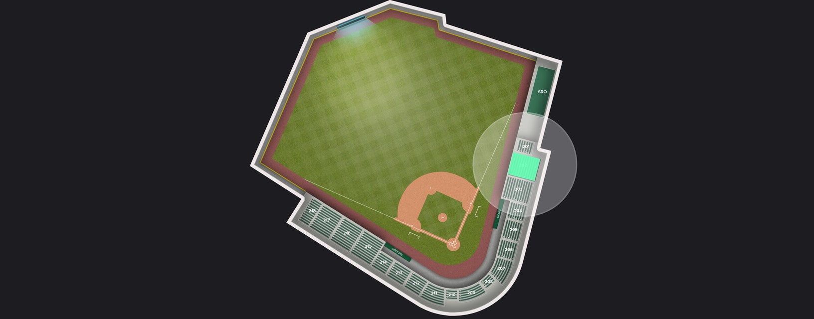 Seat view from Lower