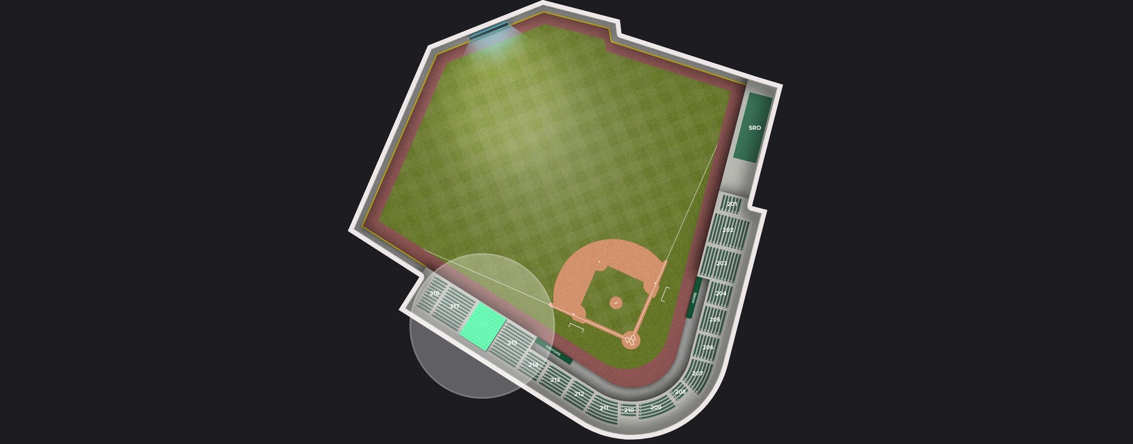 Seat view from Lower
