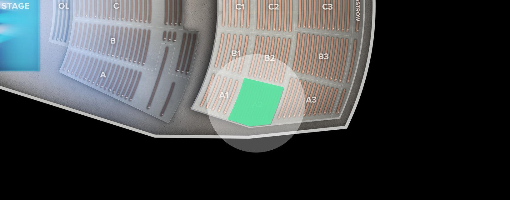 Seat view from Section