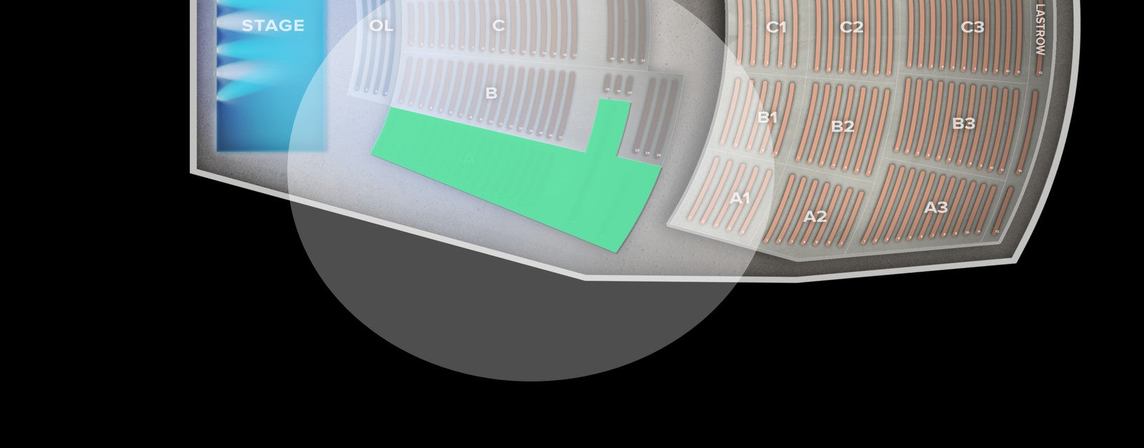 Seat view from Section