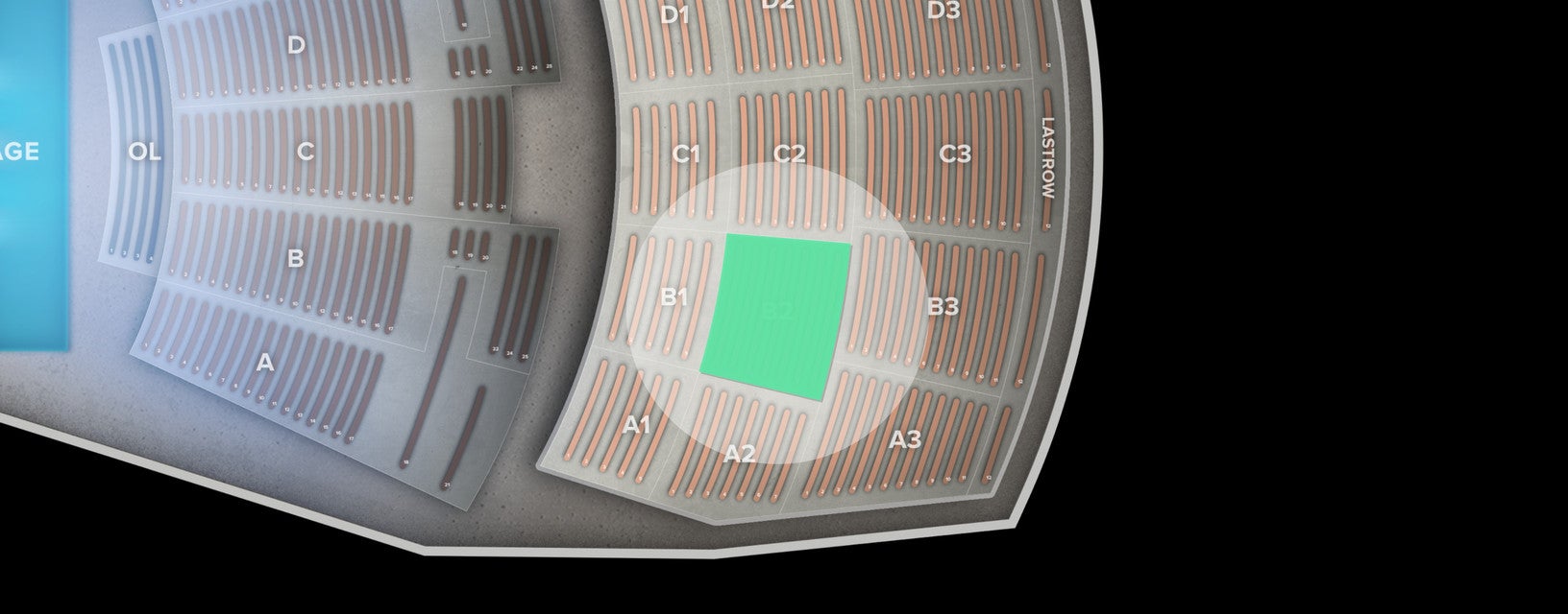 Seat view from Section