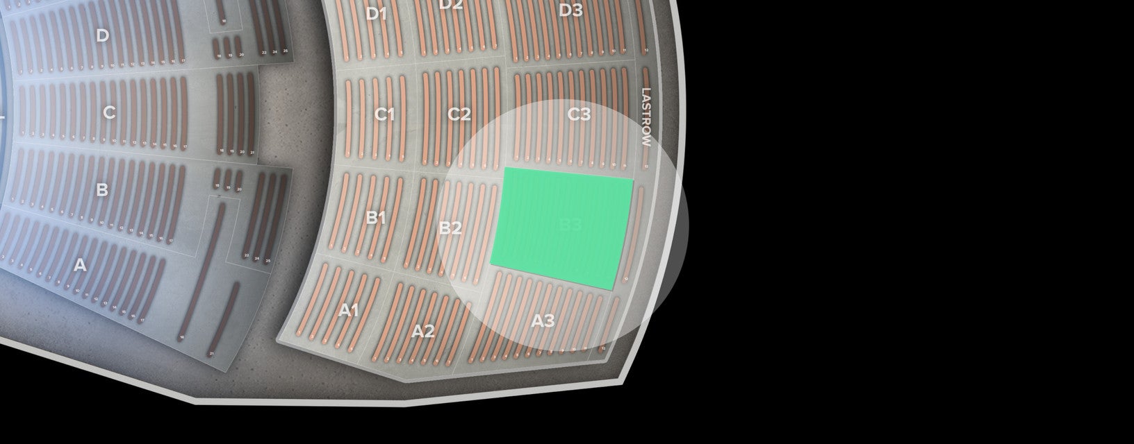 Seat view from Section