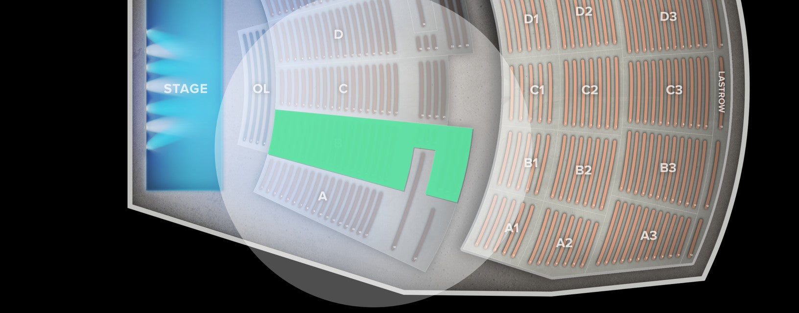 Seat view from Section
