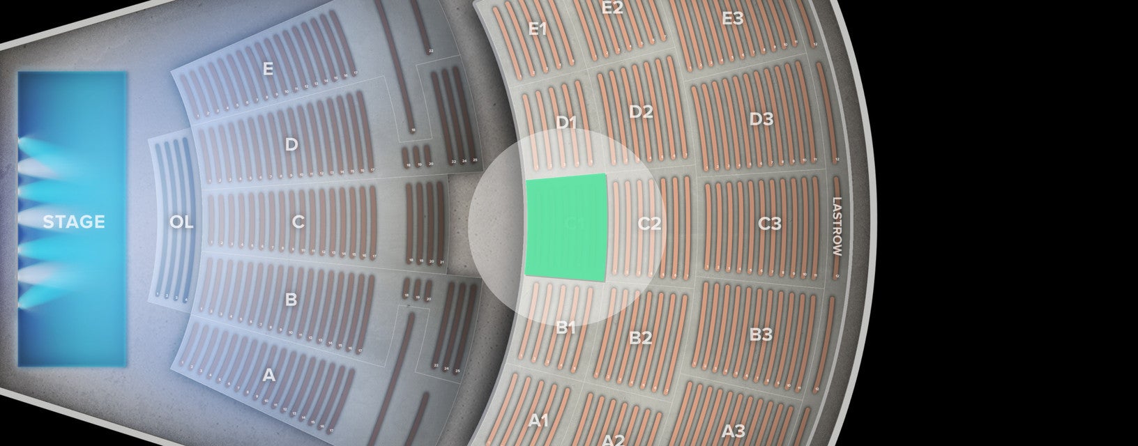 Seat view from Section