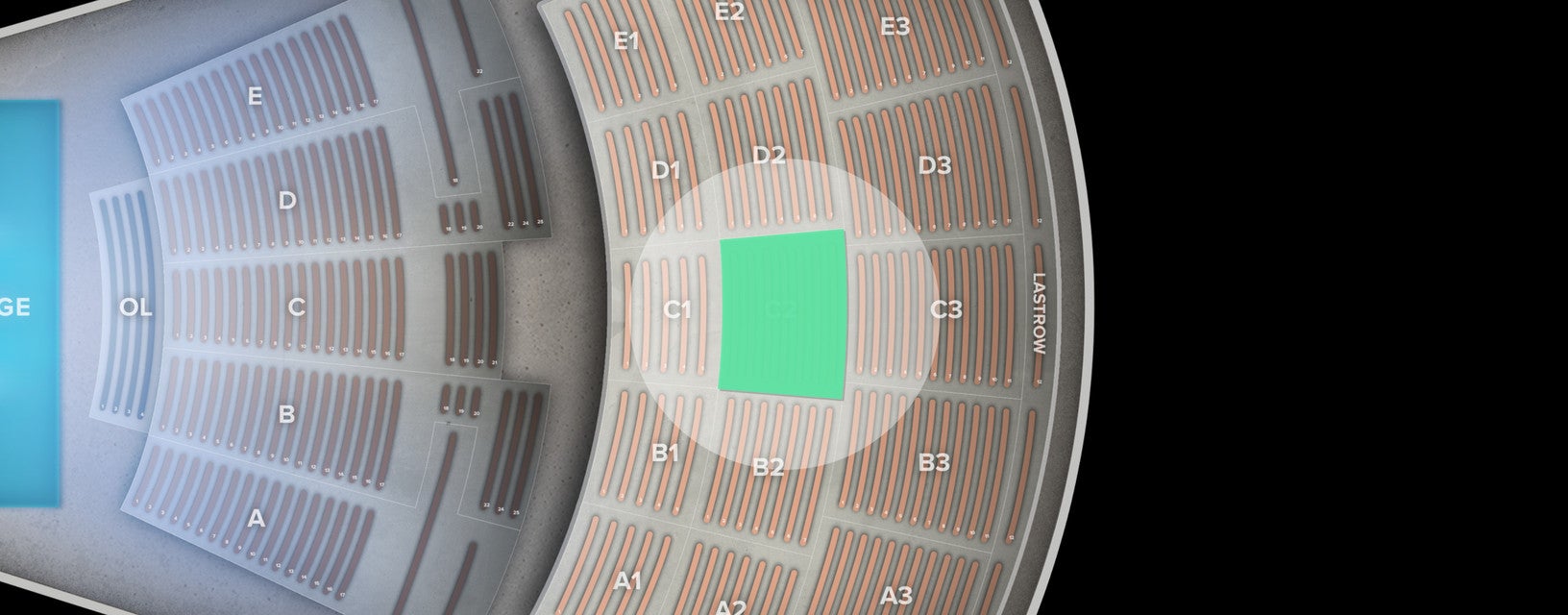 Seat view from Section