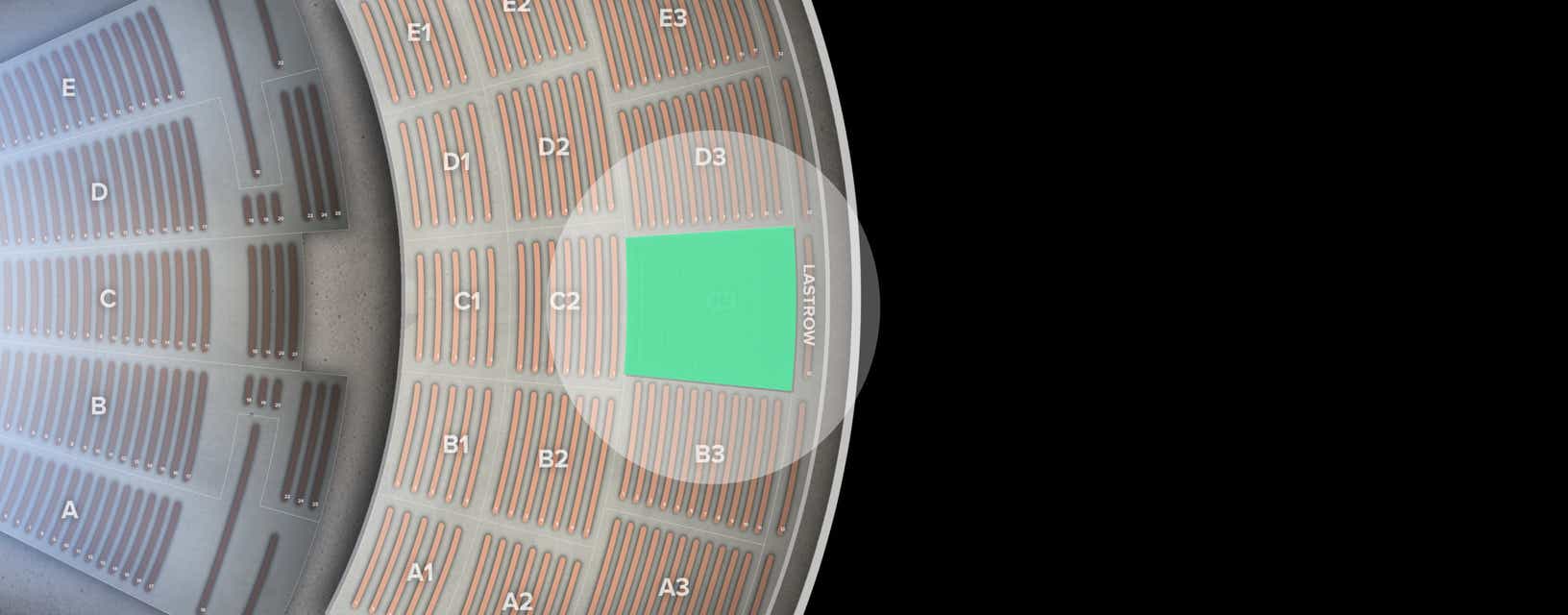 Seat view from Section