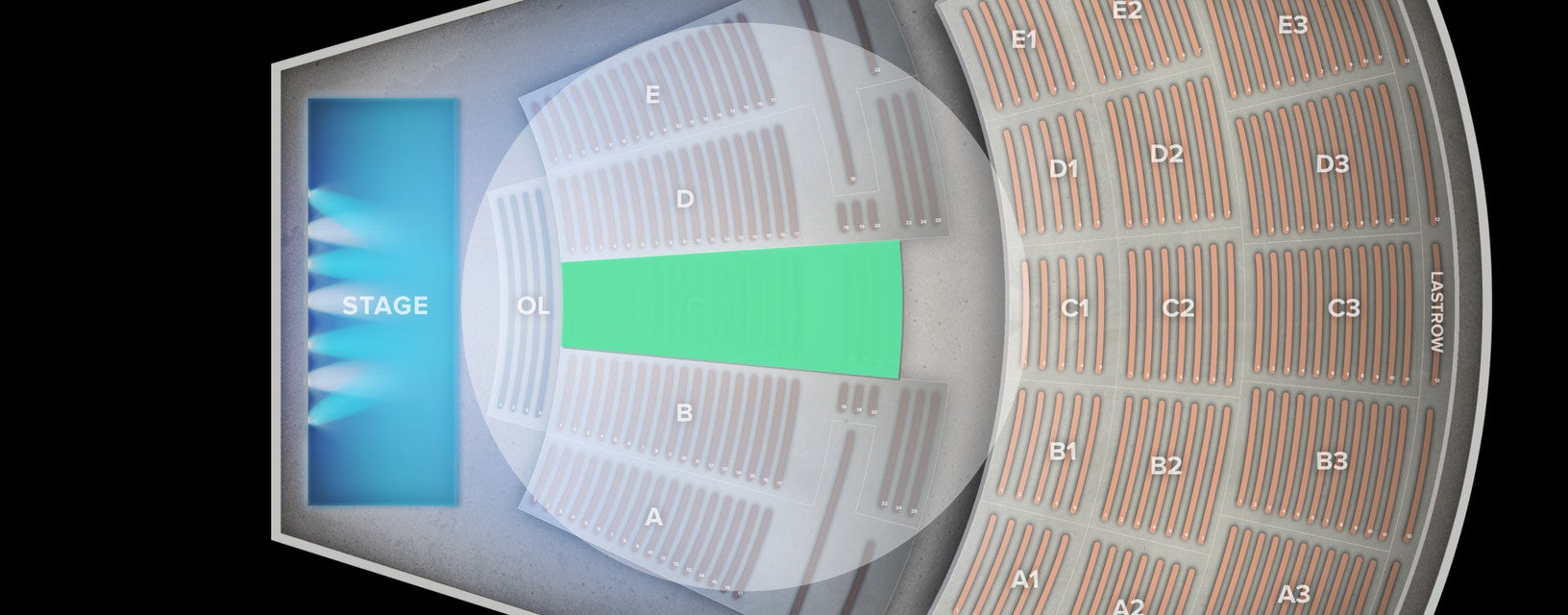 Seat view from Section