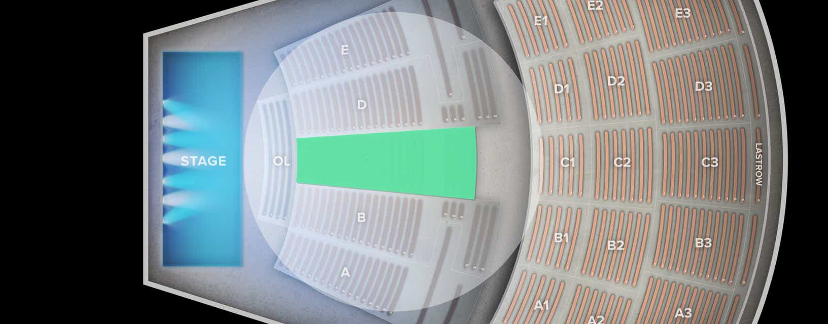 Seat view from Section