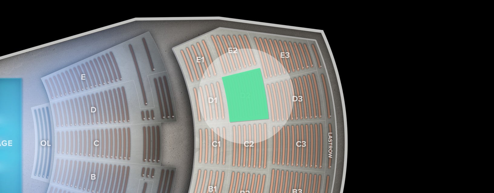 Seat view from Section