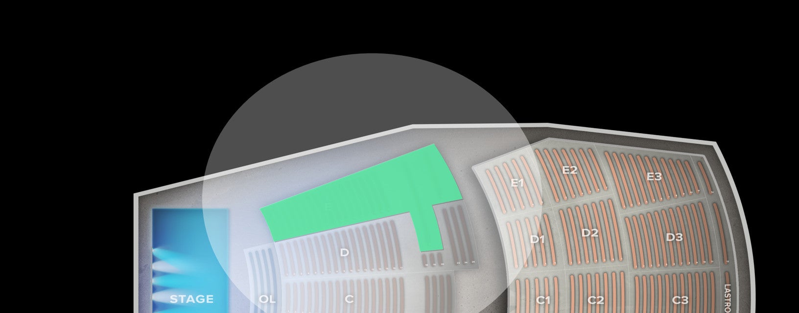Seat view from Section
