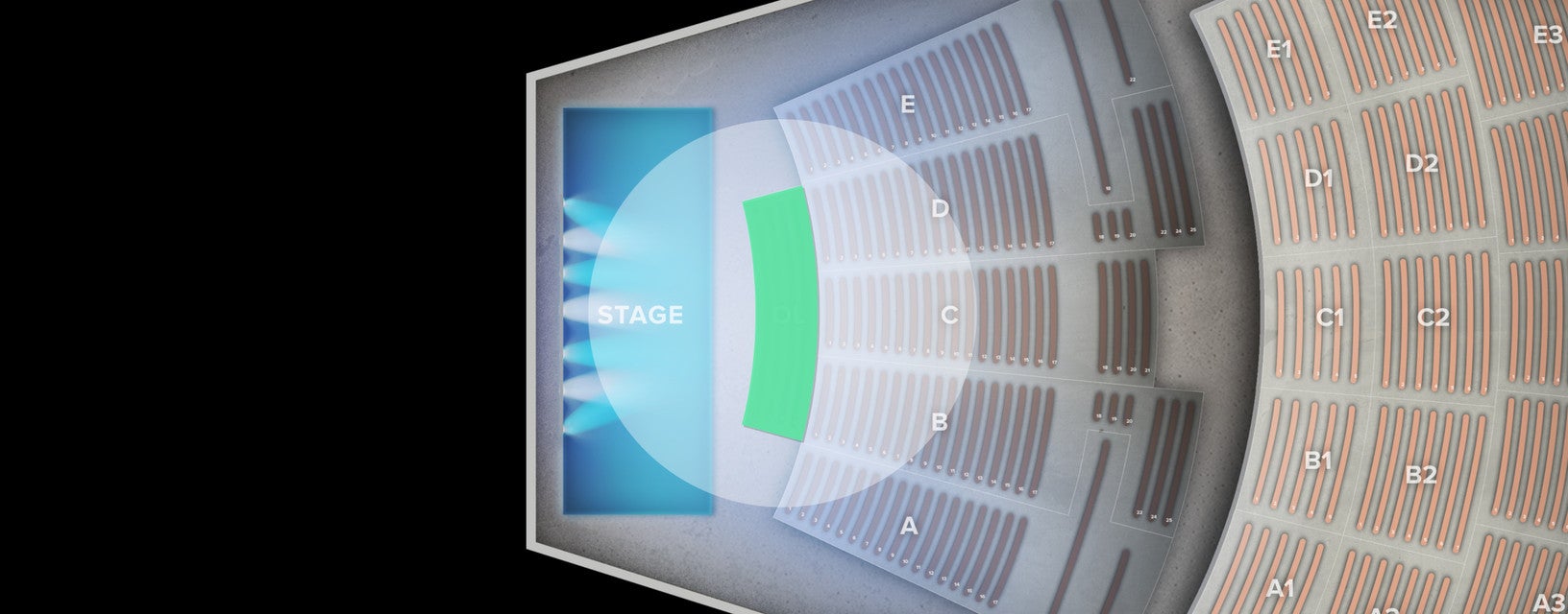 Seat view from Orchestra Pit