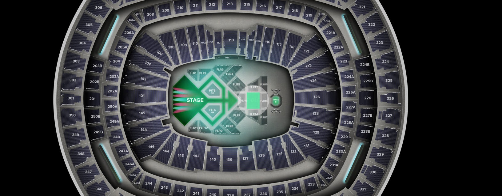 Seat view from Floor