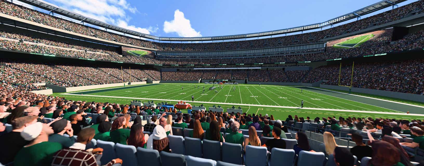 Seat view from Coaches Club