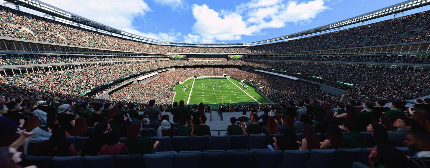 Seat view from Mezzanine Endzone