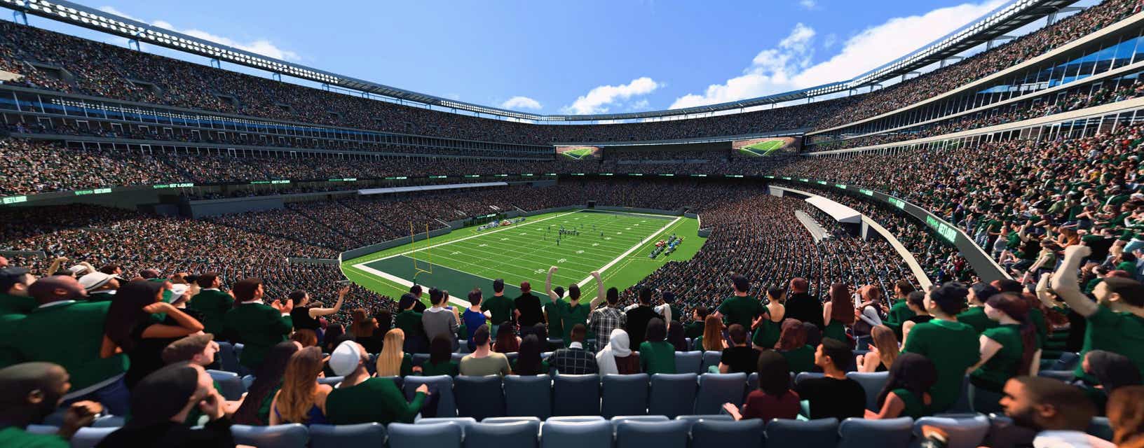 Seat view from Mezzanine Endzone