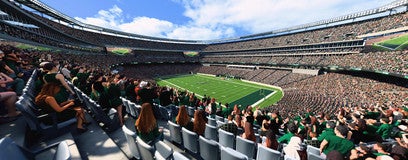 Seat view from Mezzanine Endzone