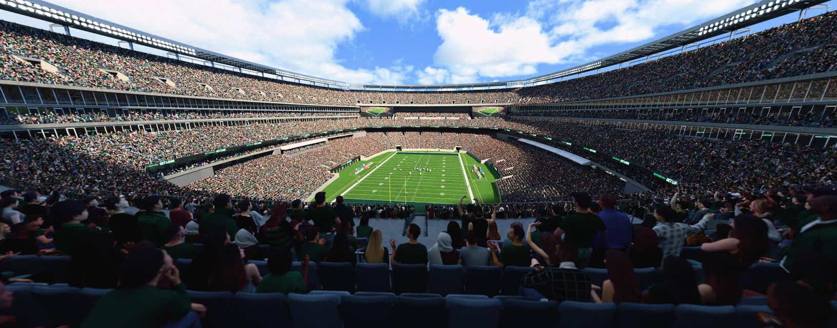 Seat view from Mezzanine Endzone