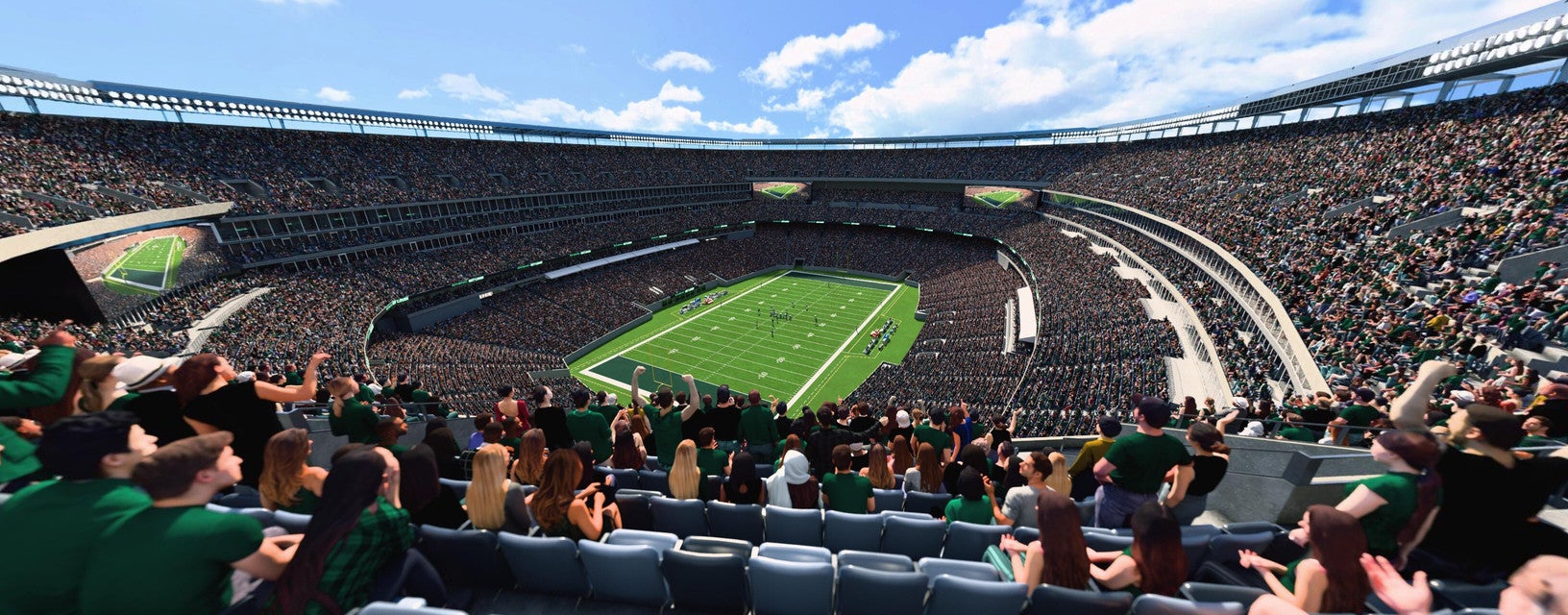 Seat view from Upper Endzone