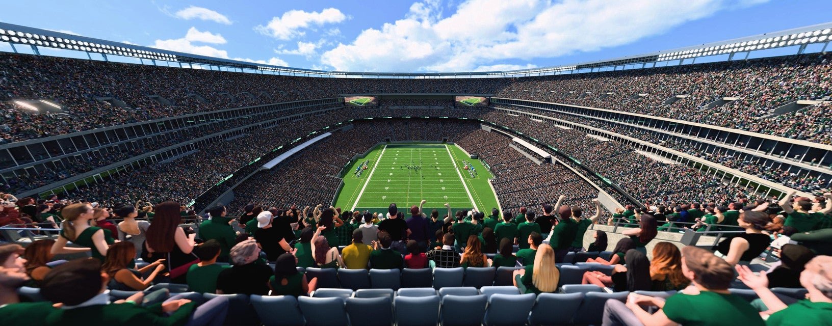 Seat view from Upper Endzone