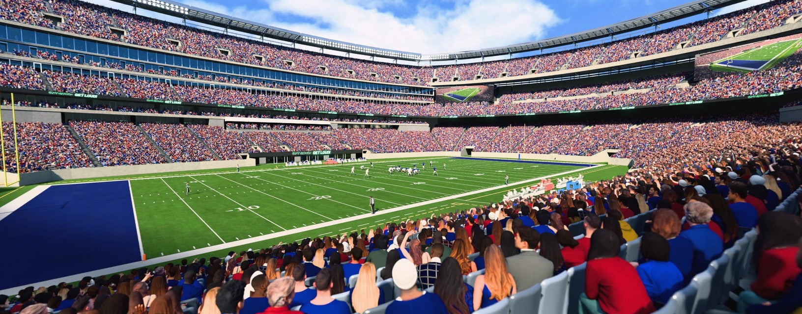Seat view from Lower Sideline