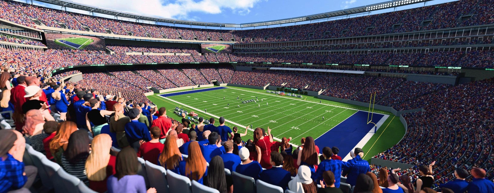 Seat view from Mezzanine Club C