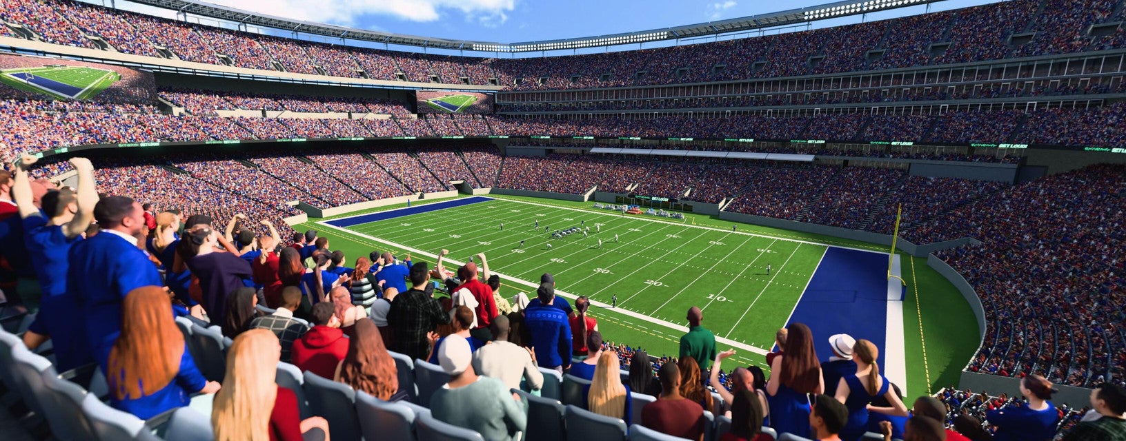Seat view from Mezzanine Club B