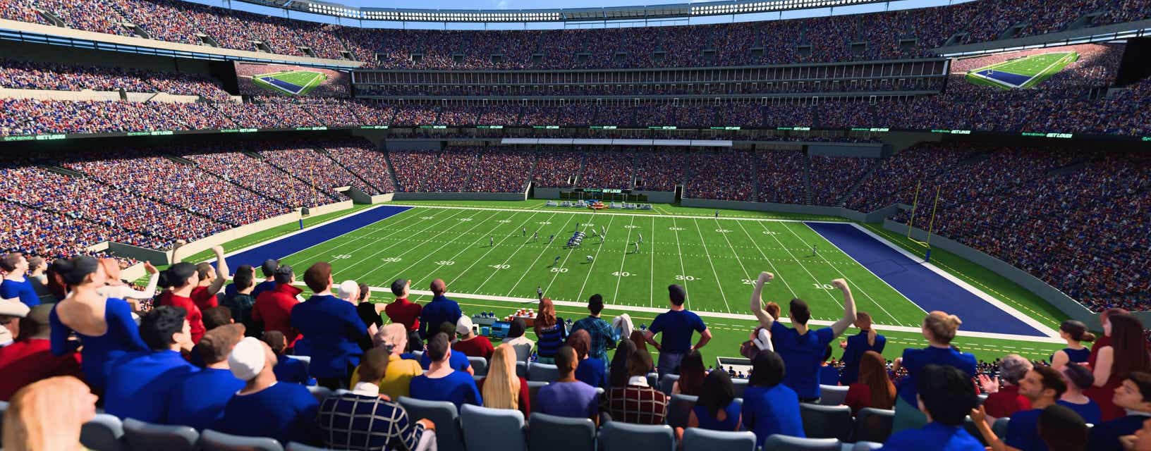 Seat view from Mezzanine Club A