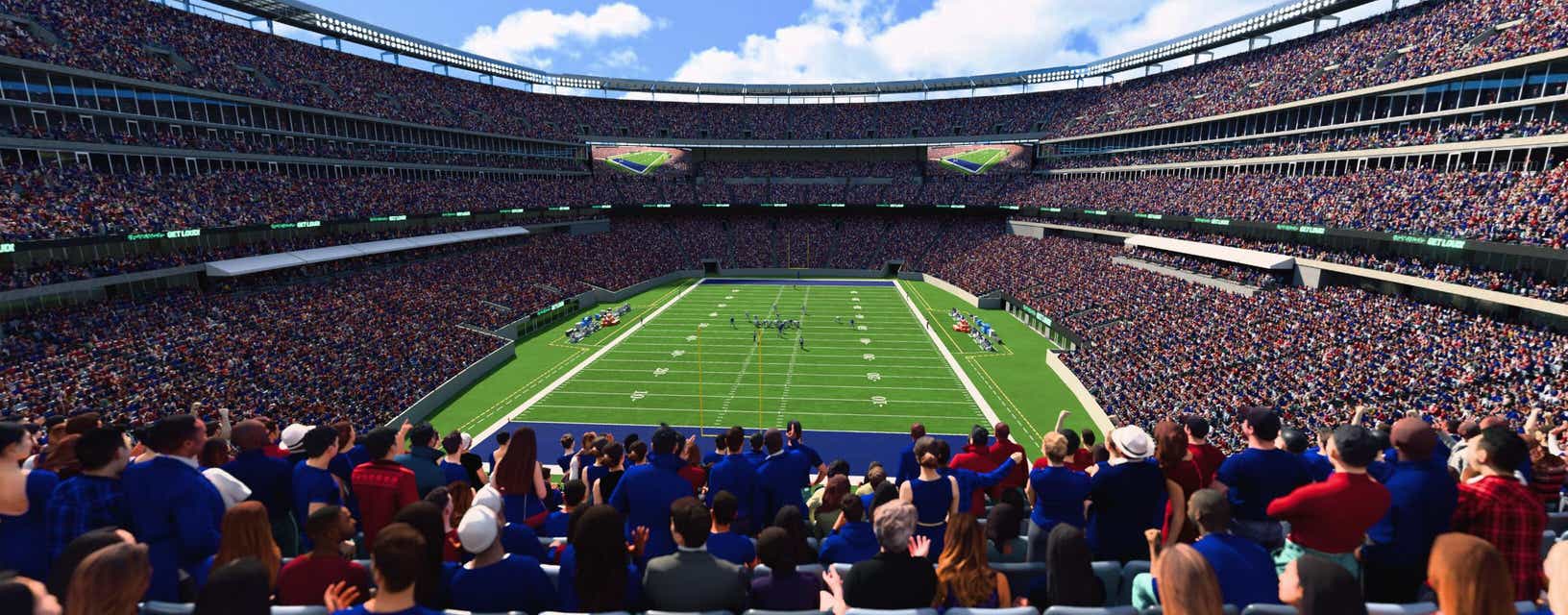 Seat view from Mezzanine Endzone