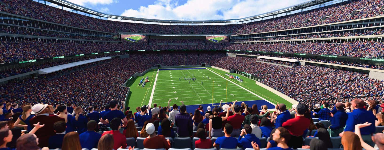 Seat view from Mezzanine Endzone