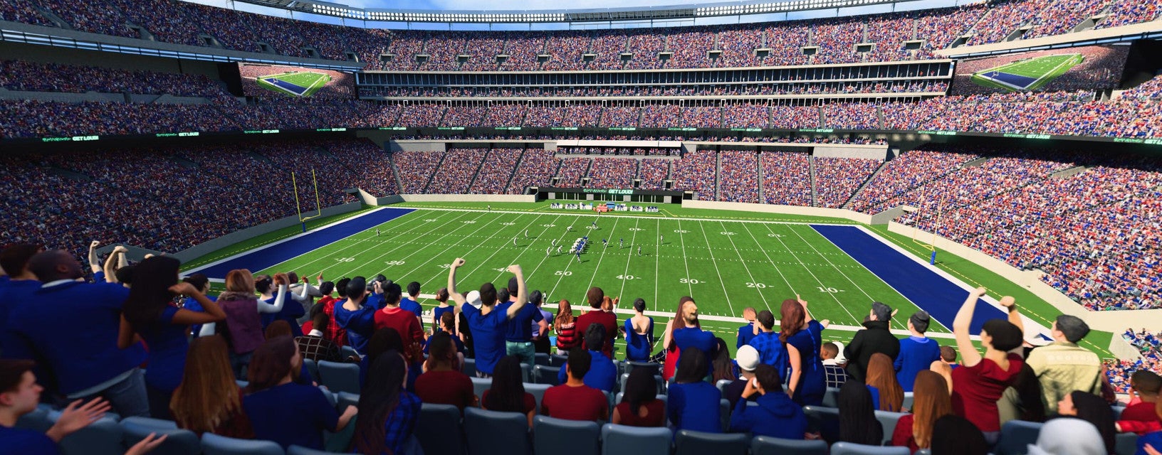 Seat view from Mezzanine Club A